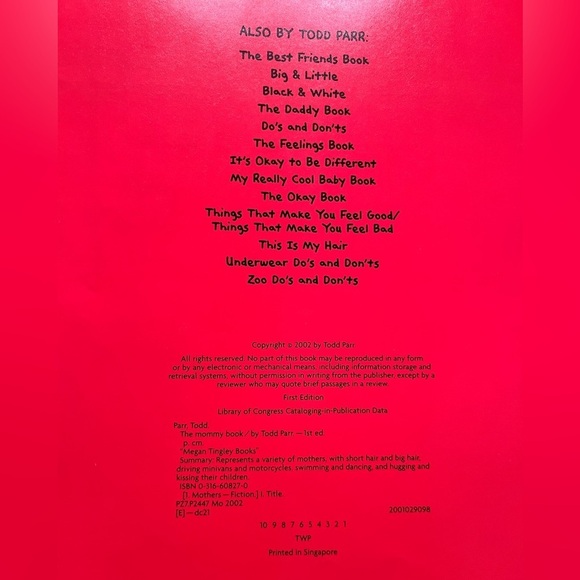 Lot of (2) Hardcover Mommy/Grandpa Todd Parr Children's Book Set - Picture 5 of 8